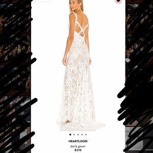 Della gown Size S, worn once for engagement party, dry cleaned